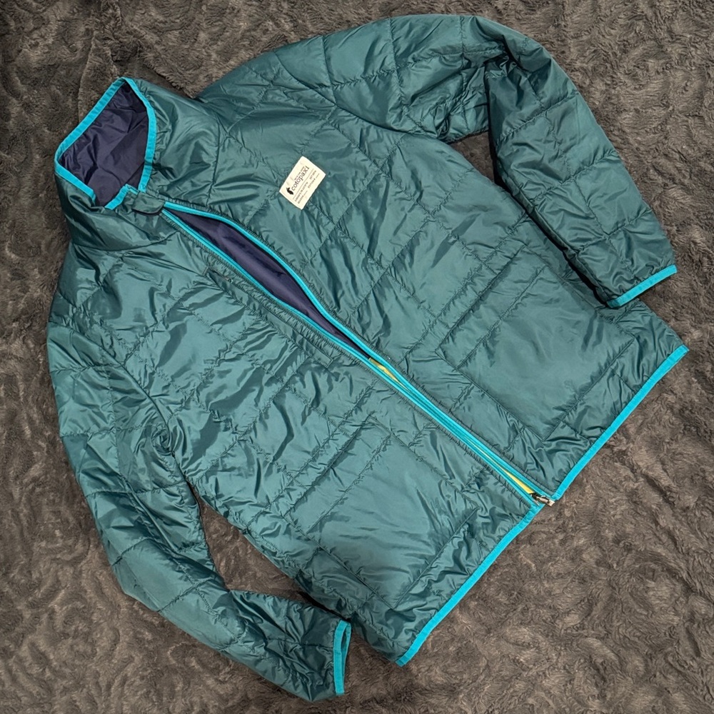 Cotopaxi Blue Puffer Jacket